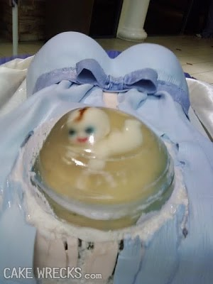 Illustration for article titled These Sexy Womb Cakes Will Haunt You